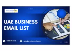 How does Avention Media's UAE business email list benefit companies?