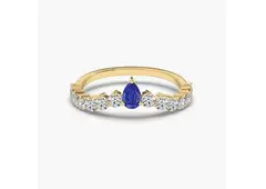 Birthstone Wedding Band with 15% off discount